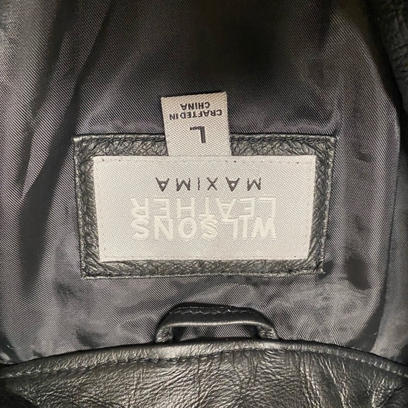 Wilsons Leather Ladies Motorcycle Jacket - Picture 5 of 7